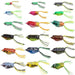 Croch Hollow Body Frog Lure Weedless Topwater Kit (18 Pcs) 0