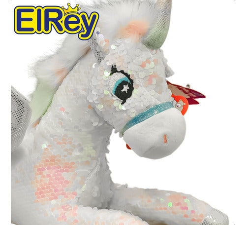 Phi Phi Toys Peluche Unicornio Lentejuelas Reversible - El Rey 2