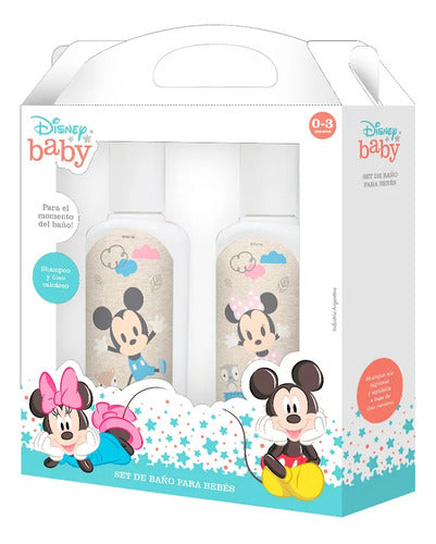 Disney Baby Bath Set Shampoo Calcareous Oil Mickey Minnie 0