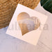 Set of 5 Heart-Shaped Treat Gift Boxes with Visor - 12x12x5 cm 2
