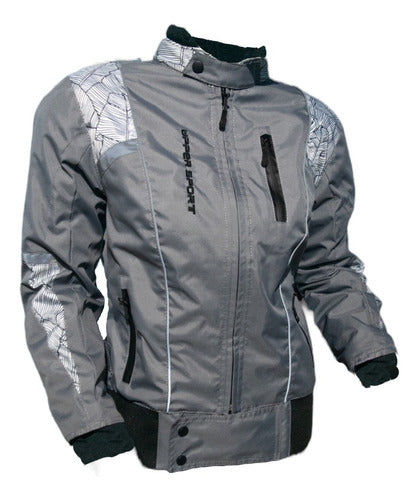 Upper Women's Motorcycle Jacket with Protectors and Insulation - Motoscba 0