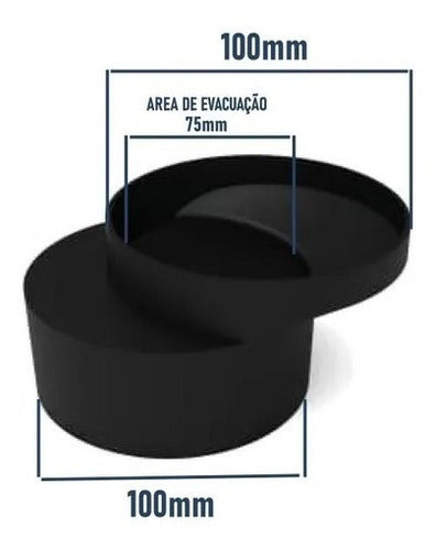 Kit C/ 10 Centralizador Para Vaso Sistema Excêntrico 100mm 1