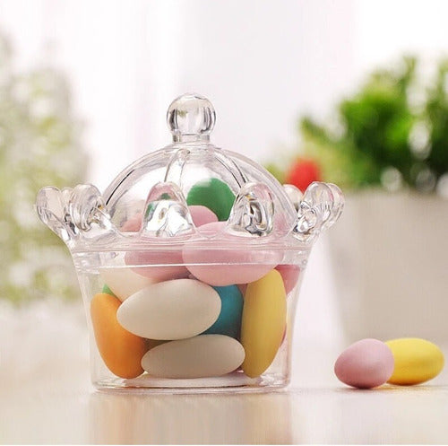 Plastic Mini Crown Candy Holder! Ideal Souvenir! 1 Unit! 1