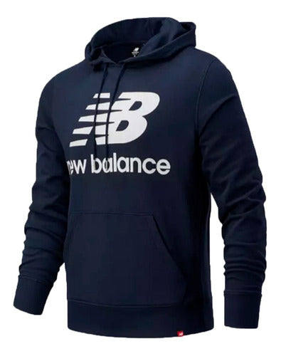 New Balance Essentials Hoodie Men Lifestyle Navy Blue 0