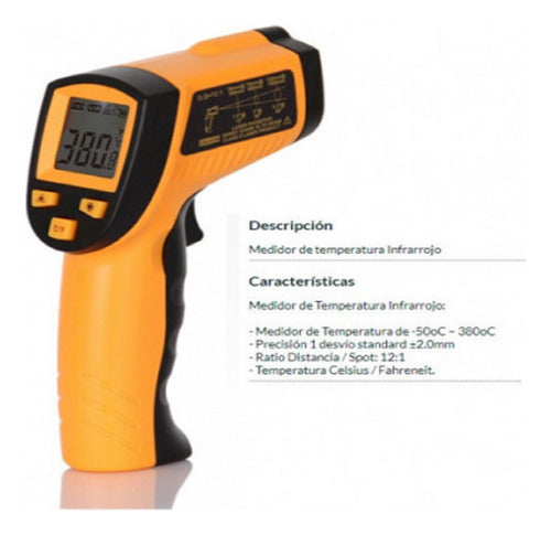Infrared Laser Thermometer TS TE 380 -50°C to 380°C Meter 2
