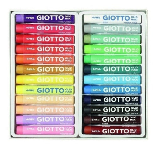 Giotto Olio Maxi X 24 Pastel Al Oleo (7574) 1