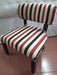 Maté Chair with Wooden Frame - Chenille Upholstery - Mym 1