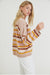Colorful Striped Round Neck Sweater by Nano #SW2408 19