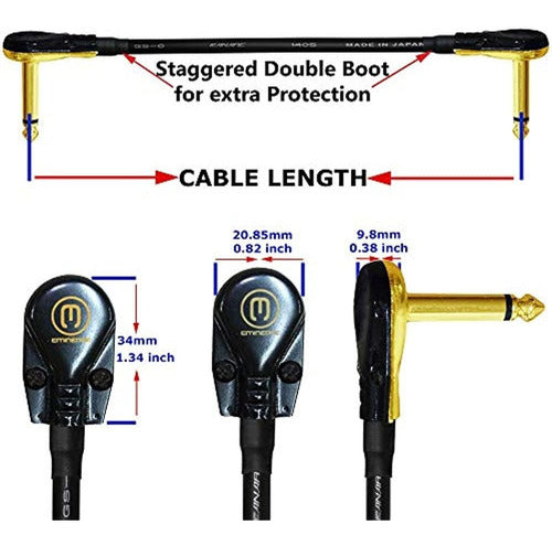 6 Unidades - 9 Pulgadas - Canare Gs-6 - Instrumento De Efect 2