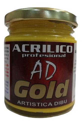 Artistica Dibu Acrilico Profesional Gold 180ml 3