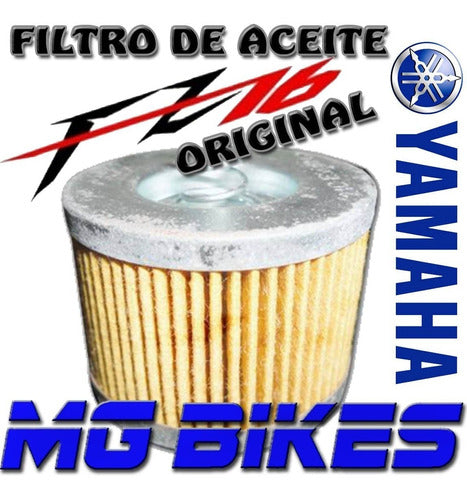 Filtro Aceite Yamaha Fz 16 Fz Fi Original Solo En Mg Bikes 2