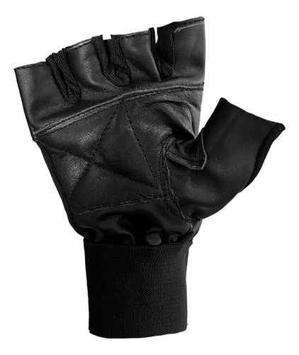 K'nex Weightlifting Gloves with Cushioned Palm Protection Leather 2