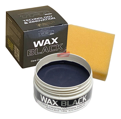 Cera Wax Color Black 140g Própria Carro Preto Cristalizadora 1