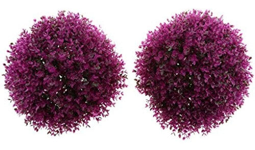 Fityle Artificial Topiary Trees Ball Shaped Indoor/outdoor F 2