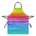 Moslion Rainbow Delantal 31x27 Pulgadas Lgbt Geometric Summe 0