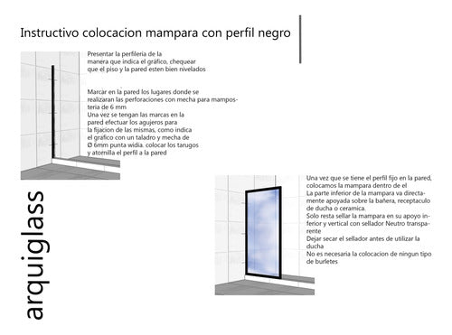 Arquiglass Shower/Bath Screen 7