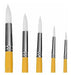 HIMI Set of 5 Gouache Watercolor Brushes - Yellow 3