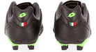 Lotto Football Boots Stadio FG Kids in Black and Green 2