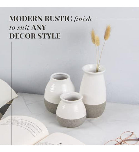 Fortivo Modern Farmhouse Decor, Decorative Vases 3