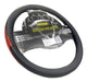 Oregon Universal PVC Steering Wheel Cover 38cm with Reflector in Black and Red 1