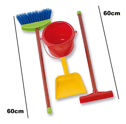 Complete Cleaning Set - Broom, Mop, Bucket, Dustpan by Duravit 2
