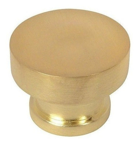 Cosmas 20 Pack - Niquelado Dorado Round Contemporary Cabinet Hardware Knob 0