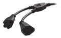 Cable Matters 2-Pack 2 Outlet Power Splitter Cord 5