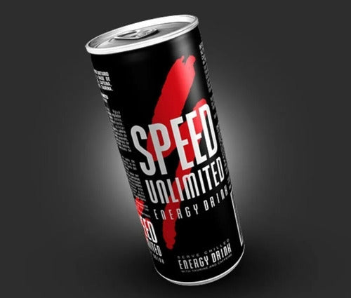 Speed Unlimited Energizante En Lata Pack X24u 250ml 2