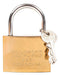 Premium 75mm Golden Lockers Padlock with 3 Keys 0