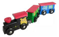 Cubeta Toys Magnetic Wooden Train Set with 2 Wagons 6668 4