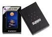 Zippo Full Moon Design Lighter Model 49810 Warranty 1