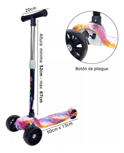 Generic Kids 3-Wheel Scooter with LED Lights 5