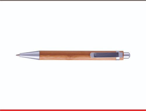 One Express 25 Bamboo Ballpoint Pens Laser Engraved with Your Name or Logo 2