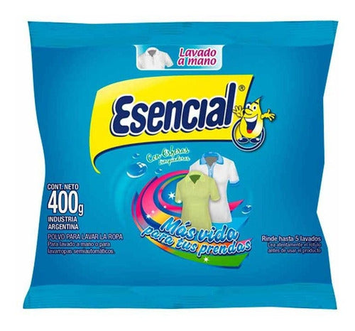 Pack X 48 Unid. Jabon En Polvo  Regular 400 Gr Esencial Jab 0