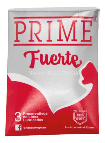 Prime Condoms Strong X3 (Pack of 5 Packages) 0