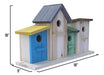 23 Bees Multicolor Wooden Birdhouse 1