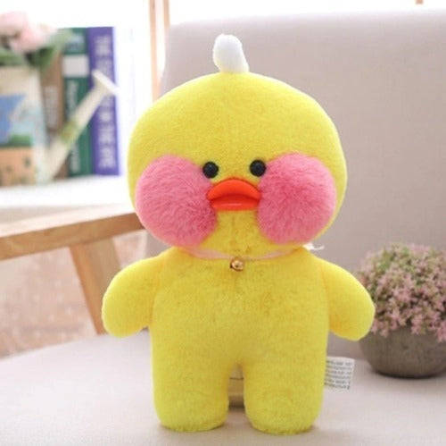 Mixio Peluche Lalafanfan Pato Con Accesorios 30cm Tiktok Original 1