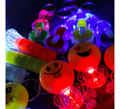 Led Moments Luminous LED Keychain Party Souvenir Toy Combo X 25 1