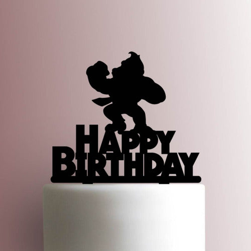 Patata 3D Cake Topper Adorno Torta - Super Mario Bros Personalizado 5