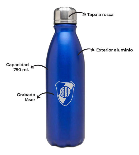 Sport Aluminum Water Bottles - Soccer Theme - Clubs Gift 32