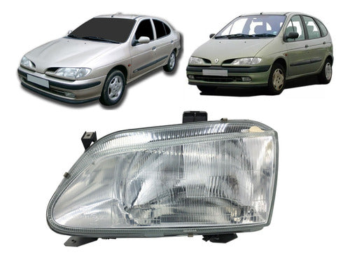 Left Front Headlight for Renault Scenic 1996-2000 - Driver Side 0
