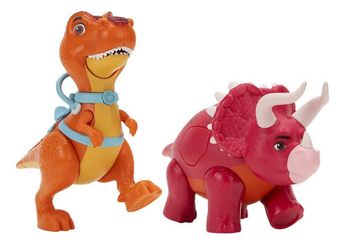 Dino Ranch Set Dinosaurios Rex Biscuit Y Angus Movimiento 1