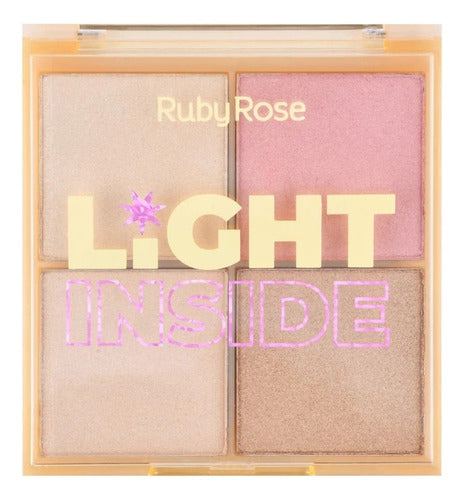 Ruby Rose Glow Show Highlighter Palette Original 4