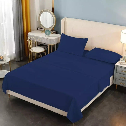 Barcelona 2 1/2 Bed Sheet Set Solid Colors Deal 8