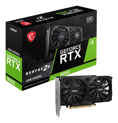 MSI RTX 3050 Ventus 2X 6G OC 0