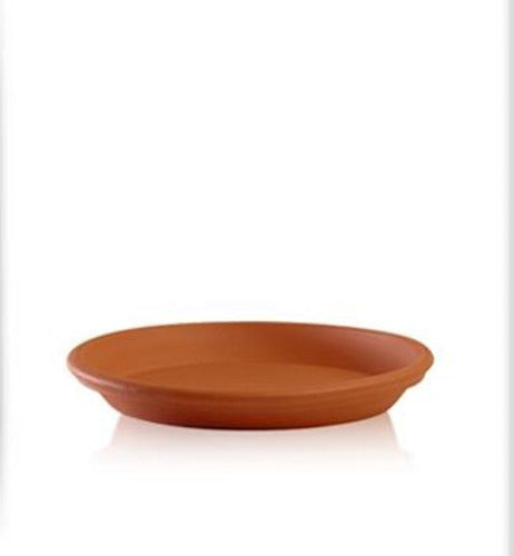 Blum 52cm Round Clay Plate for Flower Pot 0
