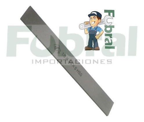 Herramienta De Corte Para Torno 1/4x1-1/8x7 Al 12% Fubral 0