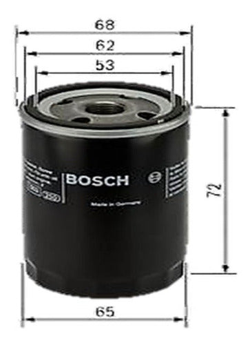 Bosch Oil Filter for Corolla Etios New Model Maranello 1