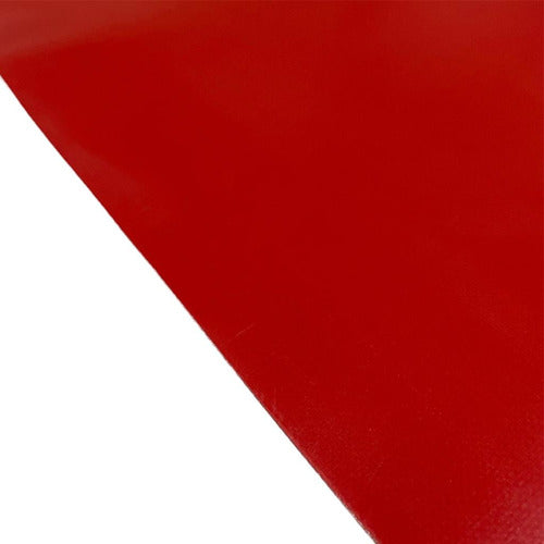 Tela De Pvc Para Parche De Gomon Semirrigidos 10x150cm Rojo 0