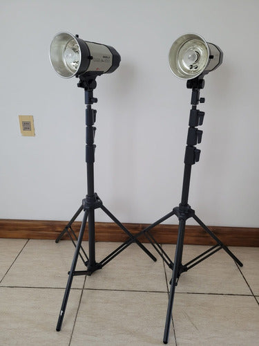 Kit De 2 Flashes Excella Casa Plus 300 0